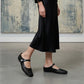 🌞Frühlingserwachen: 50% Rabatt!👡 Damen Gewebte Mary-Jane-Mules mit Quadratspitze – Atmungsaktiv, verstellbarer Riemen & bequemer Schlupfstil
