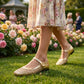 🌞Frühlingserwachen: 50% Rabatt!👡 Damen Gewebte Mary-Jane-Mules mit Quadratspitze – Atmungsaktiv, verstellbarer Riemen & bequemer Schlupfstil