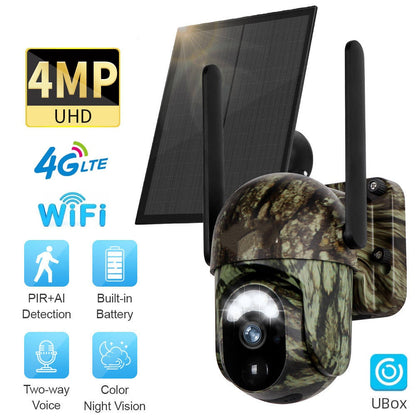🔥🎥 4G LTE drahtlose Solar-Überwachungskamera CB114S – 💎 2K-HD-Echtzeitvorschau, 360°-Panoramaabdeckung, kein WLAN erforderlich, Fernsteuerung über App, wasserdicht, Bewegungserkennung, Nachtsichtfunktion, für den Außenbereich geeignet