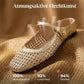 🌞Frühlingserwachen: 50% Rabatt!👡 Damen Gewebte Mary-Jane-Mules mit Quadratspitze – Atmungsaktiv, verstellbarer Riemen & bequemer Schlupfstil