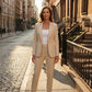 💎 60% RABATT! 💎 Damen Business-Anzug – Bügelfreier Blazer mit Kragen & Hose, Klassischer Look & Atmungsaktive Passform 👖💼