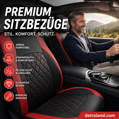 🚗 60% RABATT! 🛋️ 9-teiliges Leder-Autositzbezug-Set – Universelle Passform, atmungsaktiv & pflegeleicht – Perfekter Innenraum für Autos & SUVs ✨