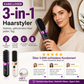 💇‍♀️🔥 3-in-1 Kabellose Glättungsbürste – glätten, locken, entwirren – USB-C, 4 Stufen – perfektes Haar überall! ✨
