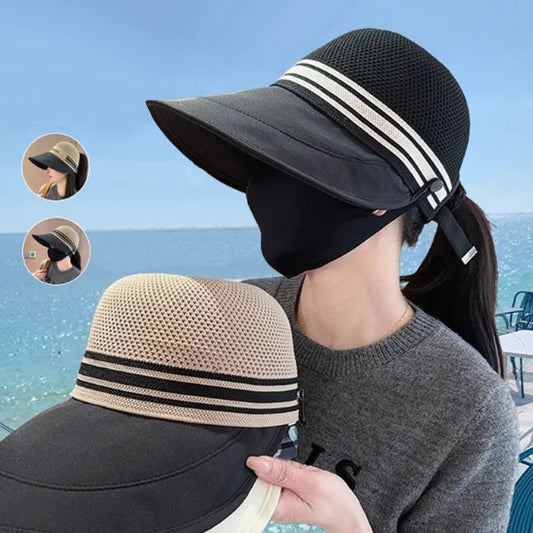 🌞 Bleiben Sie den ganzen Sommer über kühl und geschützt mit unserem Sonnenhut für Frauen! 🌴