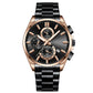 Herren-Edelstahl-Business-Armbanduhr