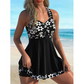 🌺 50% RABATT! ☀️ Damen-Tankini-Badeanzüge mit Blumenmuster und Boyshorts – Schnelltrocknend, Bequeme Passform & Modische Bedeckung 🏖️