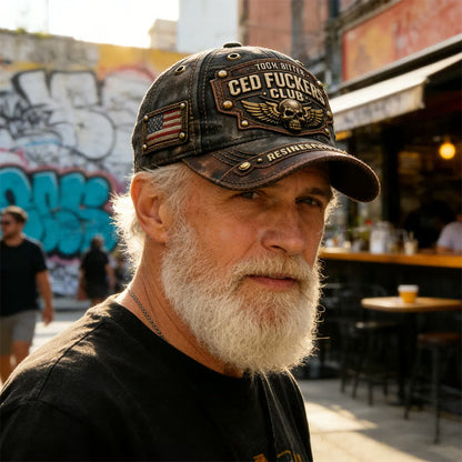 Neujahr 2026 · 50 % Rabatt 🖤Old Fuckers Club Vintage bestickte Kappe