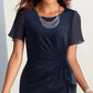 📢📢 60 % RABATT!! ⏰Elegantes, einfarbiges Kleid