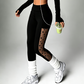 🧘 Damen-Mesh-High-Waist-Yogahose mit Taschen – Atmungsaktive Mesh-Panels, Bleibt Kühl & Perfekt für Intensive Workouts 🌸