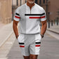 🔥50% RABATT🔥 Herren-Set: Hemd und Shorts mit Viertelreißverschluss