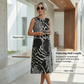 👗 50% RABATT! 🐆 Ärmelloses Midikleid für Damen mit Leopardenmuster – Figurbetont, Leichter Stoff & Perfekt Für Einen Wilden Look 💃