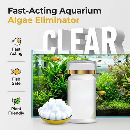 🐟💧50% RABATT🔥Effektives Mittel gegen grünes Wasser & Moos im Aquarium – kristallklares Wasser in kurzer Zeit ✨