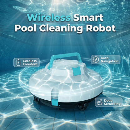 🤖Neu eingetroffen – 43% reduziert!🌊Poolreinigungsroboter | Kabellos · Starke Saugkraft · Intelligente Navigation · Ein-Knopf-Start · Leicht entnehmbarer Filterkorb🏖️