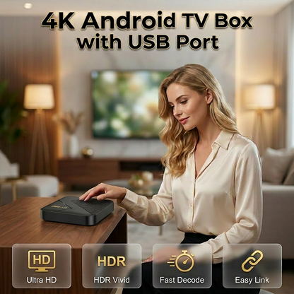 📺🚀 50% RABATT! Leistungsstarke TV-Box mit WLAN & Bluetooth – Verwandle jeden Fernseher in einen Smart TV ✨