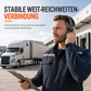 🔥 ENC Geräuschunterdrückung Bluetooth Headset 🎧 Drahtlos mit automatischer Kopplung | Ideal für Callcenter-Mitarbeiter, Kundenservice & Lkw-Fahrer