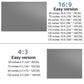 Tragbarer Projektor 4K Anti-Licht-Klappbildschirm