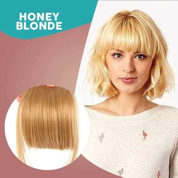 Seamless 3D Clip-In Bangs Hair Extensions