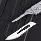 Tragbares Allzweckmesser aus rostfreiem Stahl (10 Klingen gratis)